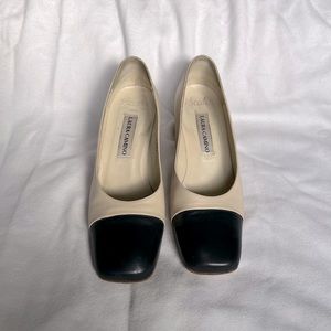 Laura Camino vintage Two-tone block heel